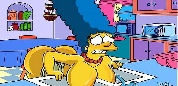  The Simpsons Hentai - Marge Sexy (GIF)